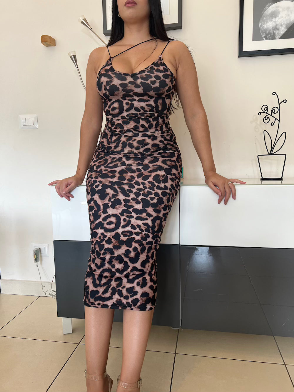ROBE LEOPARD SEXY NORA