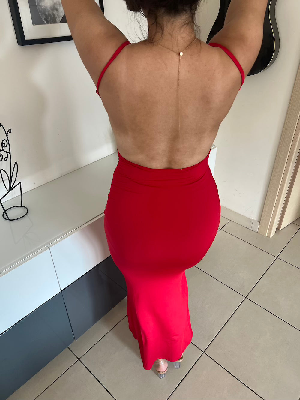 ROBE  ROUGE SEXY YARA
