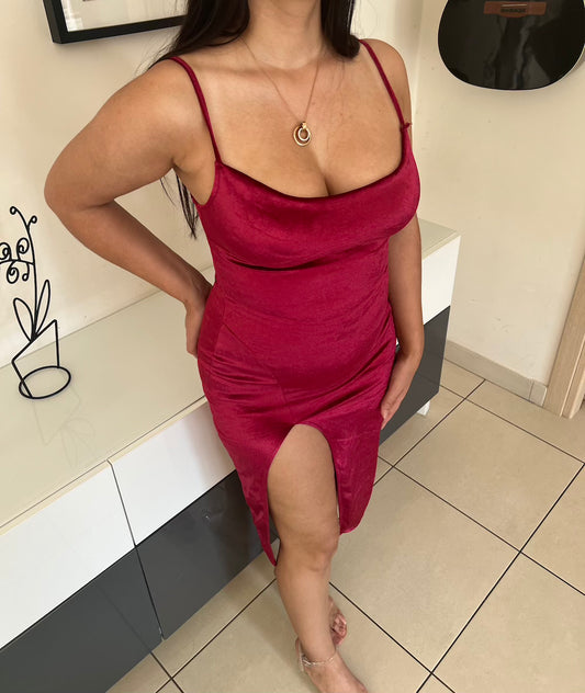ROBE EN VELOUR